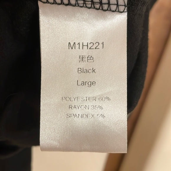 Black Long Sleeve Top - Picture 5 of 5